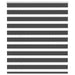 Zebra rolgordijn 130x100 cm stofbreedte 125,9 cm zwart
