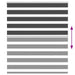 Zebra rolgordijn 130x100 cm stofbreedte 125,9 cm zwart