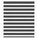 Zebra rolgordijn 135x100 cm stofbreedte 130,9 cm zwart