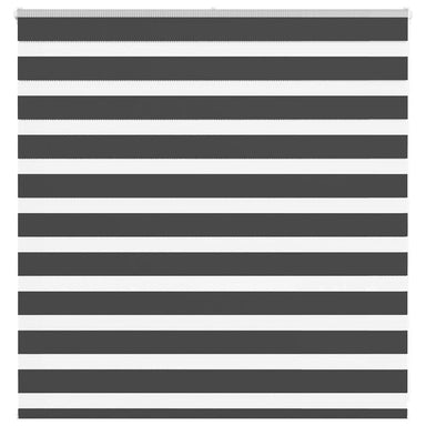 Zebra rolgordijn 145x100 cm stofbreedte 140,9 cm zwart