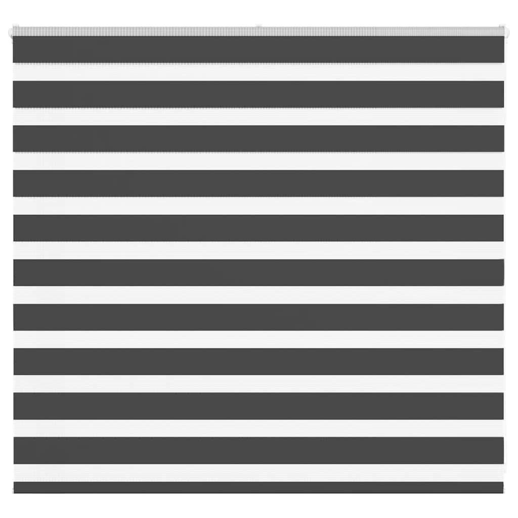 Zebra rolgordijn 165x100 cm stofbreedte 160,9 cm zwart