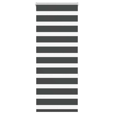 Zebra rolgordijn 60x150 cm stofbreedte zwart 55,9 cm