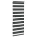 Zebra rolgordijn 65x150 cm stofbreedte 60,9 cm zwart