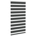 Zebra rolgordijn 70x150 cm stofbreedte 65,9 cm zwart