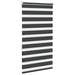 Zebra rolgordijn 70x150 cm stofbreedte 65,9 cm zwart