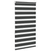 Zebra rolgordijn 80x150 cm stofbreedte 75,9 cm zwart