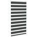 Zebra rolgordijn 85x150 cm stofbreedte 80,9 cm zwart