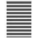 Zebra rolgordijn 100x150 cm stofbreedte 95,9 cm zwart