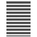 Zebra rolgordijn 105x150 cm stofbreedte 100,9 cm zwart