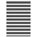 Zebra rolgordijn 110x150 cm stofbreedte 105,9 cm zwart