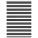 Zebra rolgordijn 115x150 cm stofbreedte 110,9 cm zwart