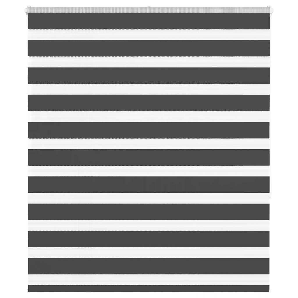Zebra rolgordijn 120x150 cm stofbreedte 115,9 cm zwart