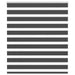Zebra rolgordijn 120x150 cm stofbreedte 115,9 cm zwart