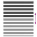Zebra rolgordijn 120x150 cm stofbreedte 115,9 cm zwart