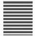 Zebra rolgordijn 130x150 cm stofbreedte 125,9 cm zwart