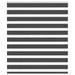 Zebra rolgordijn 135x150 cm stofbreedte 130,9 cm zwart