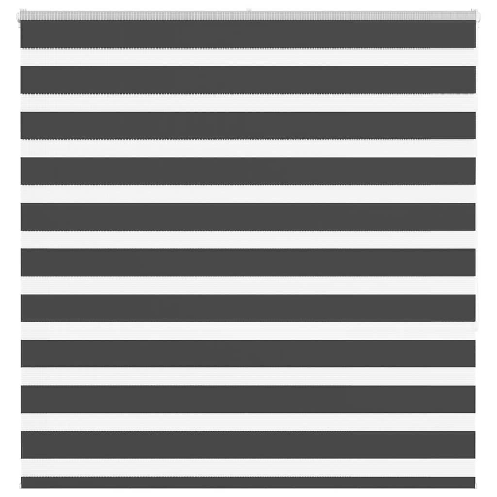 Zebra rolgordijn 145x150 cm stofbreedte 140,9 cm zwart