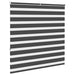 Zebra rolgordijn 145x150 cm stofbreedte 140,9 cm zwart
