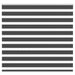 Zebra rolgordijn 160x150 cm stofbreedte 155,9 cm zwart