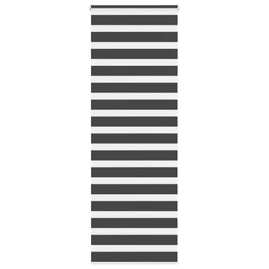 Zebra rolgordijn 70x200 cm stofbreedte 65,9 cm zwart