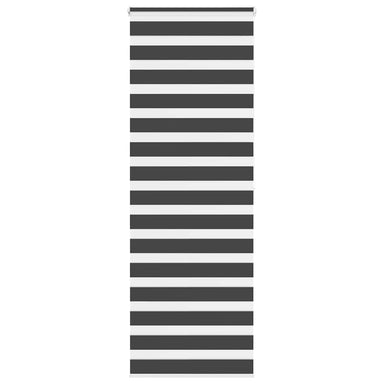 Zebra rolgordijn 90x200 cm stofbreedte 85,9 cm zwart