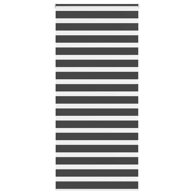 Zebra rolgordijn 95x200 cm stofbreedte 90,9 cm zwart