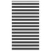 Zebra rolgordijn 120x200 cm stofbreedte 115,9 cm zwart