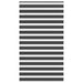 Zebra rolgordijn 135x200 cm stofbreedte 130,9 cm zwart