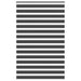 Zebra rolgordijn 140x200 cm stofbreedte 135,9 cm zwart