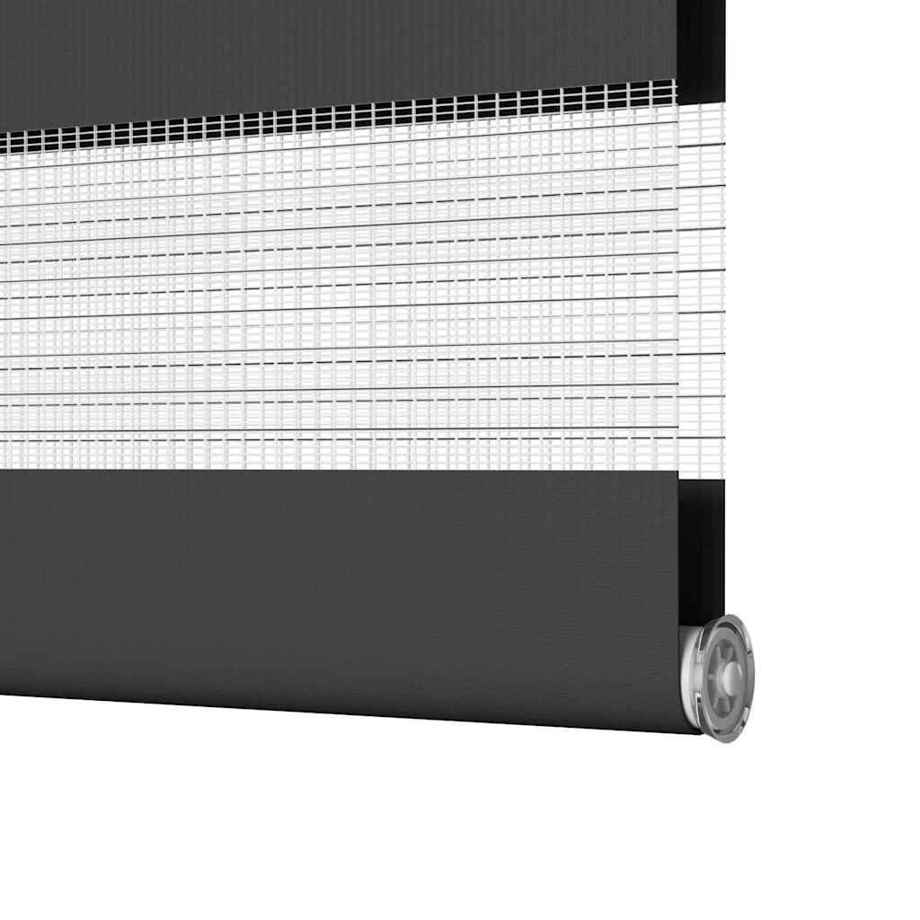 Zebra rolgordijn 150x200 cm stofbreedte 145,9 cm zwart
