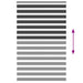 Zebra rolgordijn 150x200 cm stofbreedte 145,9 cm zwart