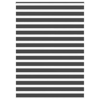 Zebra rolgordijn 160x200 cm stofbreedte 155,9 cm zwart