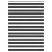 Zebra rolgordijn 160x200 cm stofbreedte 155,9 cm zwart