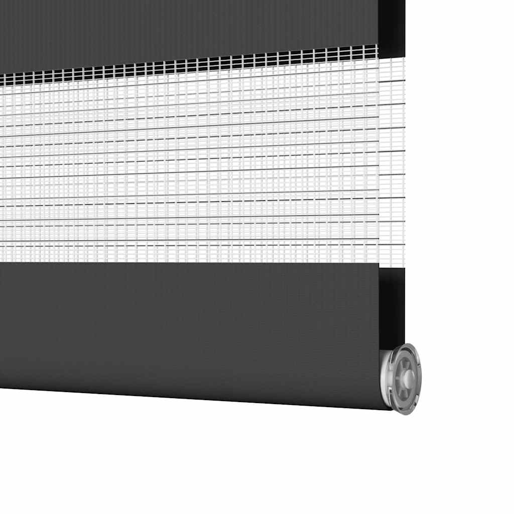 Zebra rolgordijn 110x230 cm stofbreedte 105,9 cm zwart