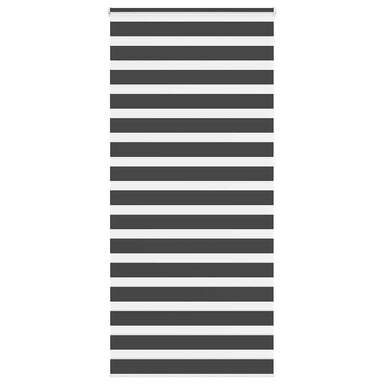Zebra rolgordijn 115x230 cm stofbreedte 110,9 cm zwart