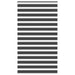Zebra rolgordijn 125x230 cm stofbreedte 120,9 cm zwart