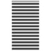 Zebra rolgordijn 130x230 cm stofbreedte 125,9 cm zwart