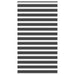 Zebra rolgordijn 135x230 cm stofbreedte 130,9 cm zwart