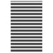 Zebra rolgordijn 140x230 cm stofbreedte 135,9 cm zwart