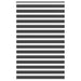 Zebra rolgordijn 145x230 cm stofbreedte 140,9 cm zwart