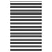 Zebra rolgordijn 150x230 cm stofbreedte 145,9 cm zwart