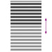 Zebra rolgordijn 150x230 cm stofbreedte 145,9 cm zwart