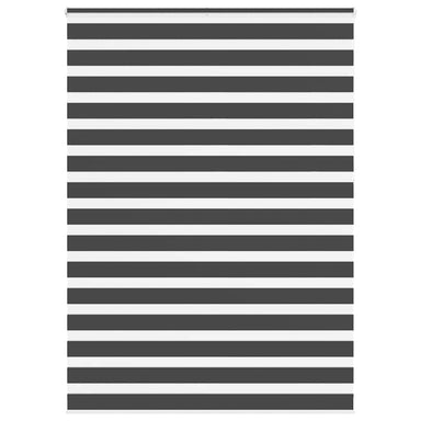 Zebra rolgordijn 155x230 cm stofbreedte 150,9 cm zwart
