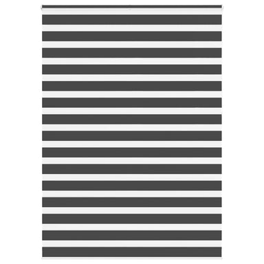 Zebra rolgordijn 160x230 cm stofbreedte 155,9 cm zwart
