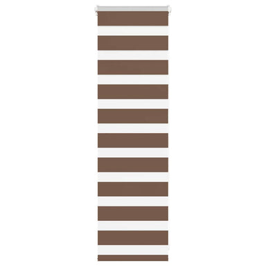 Zebra rolgordijn 50x100 cm stofbreedte 45,9cm polyester bruin