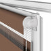 Zebra rolgordijn 60x100 cm stofbreedte 55,9 cm polyester bruin