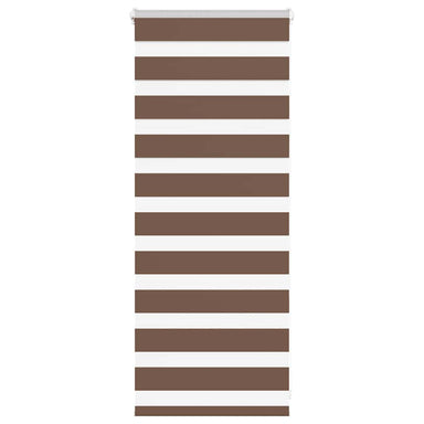 Zebra rolgordijn 65x100 cm stofbreedte 60,9 cm polyester bruin
