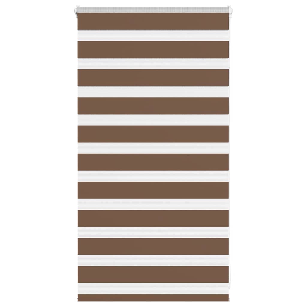 Zebra rolgordijn 75x100 cm stofbreedte 70,9 cm polyester bruin