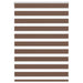 Zebra rolgordijn 95x100 cm stofbreedte 90,9 cm polyester bruin