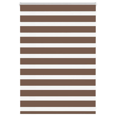 Zebra rolgordijn 105x100 cm stofbreedte 100,9cm polyester bruin